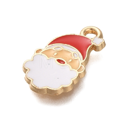 Christmas Theme Alloy Enamel Pendants FIND-M039-02J-1