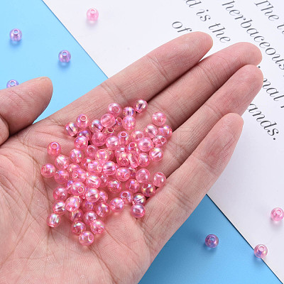 Transparent Acrylic Beads MACR-S370-B6mm-704-1