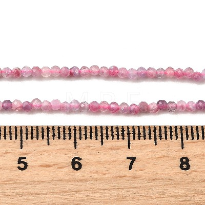 Natural Pink Tourmaline Beads Strands G-N342-33A-1