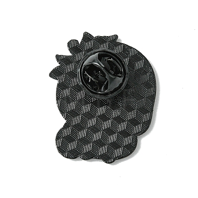 Black Alloy Brooches JEWB-G036-09D-1