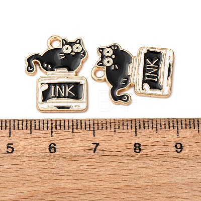 Alloy Enamel Pendants ENAM-B031-01C-1