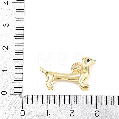 Brass Enamel Pendants KK-F938-43G-1