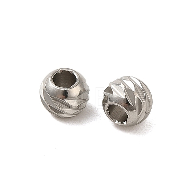 Non-Tarnish 304 Stainless Steel Beads STAS-C094-04A-P-1