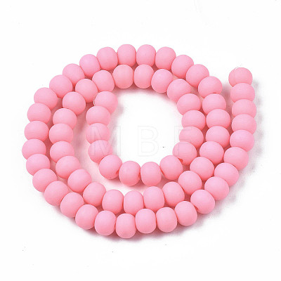 Handmade Polymer Clay Beads Strands X-CLAY-N008-053-02-1