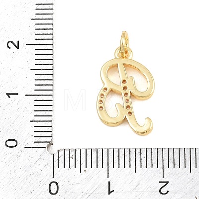 Brass Micro Pave Clear Cubic Zirconia Pendants CU-CBA7939-01B-G-1