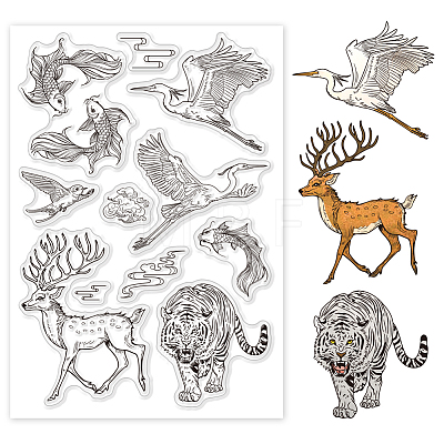 Custom PVC Plastic Clear Stamps DIY-WH0448-0665-1