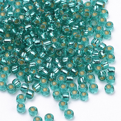 Silver Lined Glass Seed Beads SEED-Q025-1.5mm-C01-1