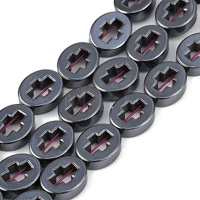 Synthetic Non-magnetic Hematite Beads Strands G-K375-C02-01-1