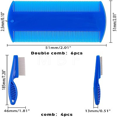 Plastic Flea Combs MRMJ-GA0001-06-1