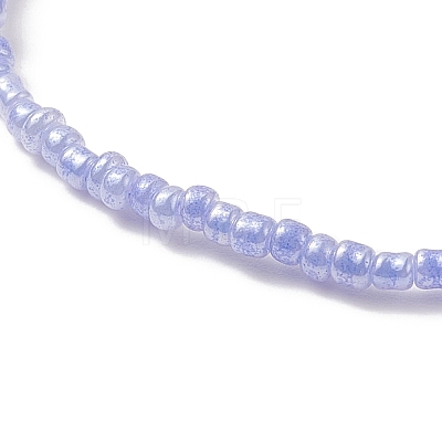 Glass Seed Bead Beaded Bracelets for Women BJEW-JB09284-1