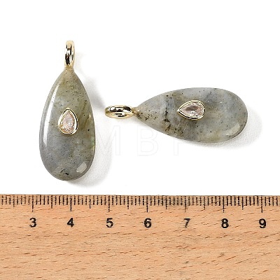 Natural Labradorite Pendants GG-CBA6382-05B-1