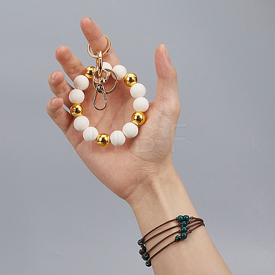 1Pc Zinc Alloy & Silicone Mobile Phone Straps HJEW-PA0001-01A-1