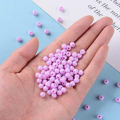Opaque Acrylic Beads LS-X-MACR-S370-C6mm-A03-1