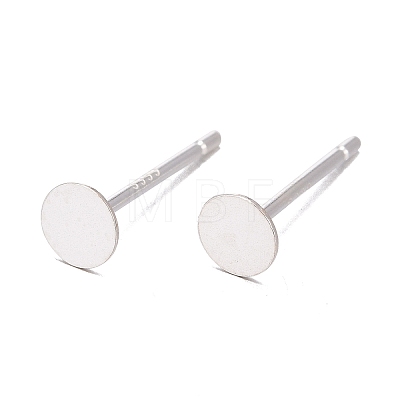 925 Sterling Silver Stud Earring Findings STER-S002-44-1
