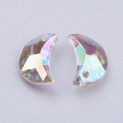 Transparent Acrylic Charms MACR-G046-11mm-A2X-1