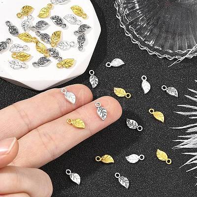 60Pcs 3 Colors Tibetan Style Alloy Charms FIND-YW0012-15-1