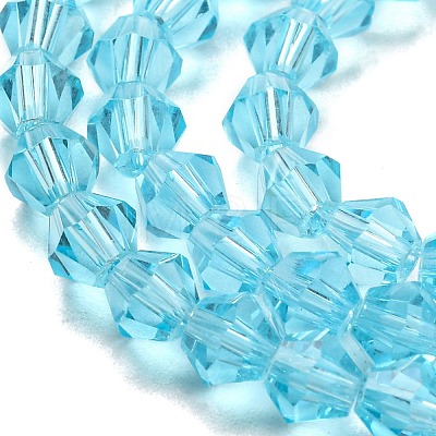 Transparent Glass Beads Strands GLAA-F029-3mm-20-1