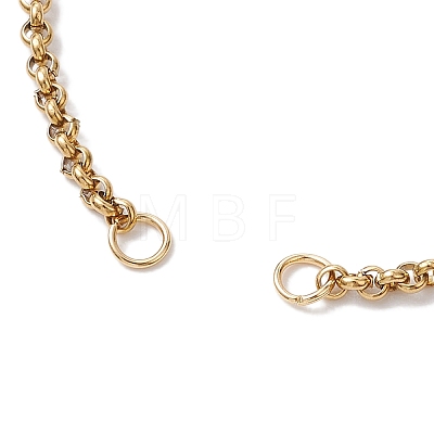 304 Stainless Steel Rolo Chain Slider Bracelet Makings AJEW-JB01254-01-1