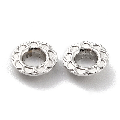 Rhodium Plated 925 Sterling Silver Grommet Eyelet Findings STER-Z001-005P-1