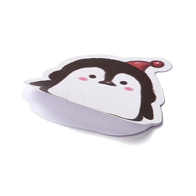 Cartoon Penguin Paper Stickers Set X-DIY-M031-43-1