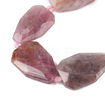 Natural Rose Quartz Beads Strands G-P548-B18-01-1