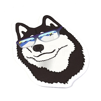 50Pcs 50 Styles Paper Siberian Husky Dog Stickers Sets STIC-P004-21-1