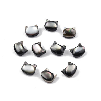 Natural Black Lip Shell Beads SSHEL-N003-147A-1