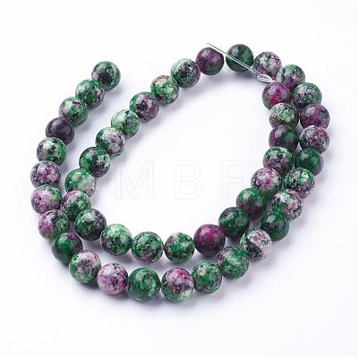 Natural Gemstone Beads Strands X-G-G086-8mm-1-1