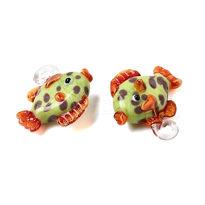Handmade Lampwork Pendants LAMP-B035-01C-19-1