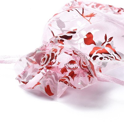 Organza Drawstring Jewelry Pouches OP-I001-C11-1