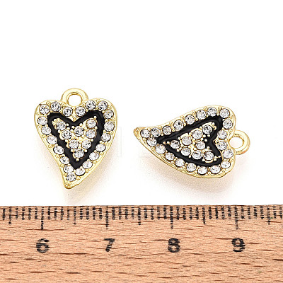 Alloy Rhinestone Pendants FIND-N012-03KCG-1