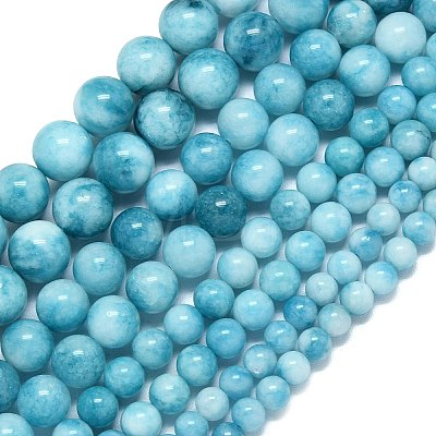 Natural Malaysia Jade Beads Strands G-B165-C09-8mm-1