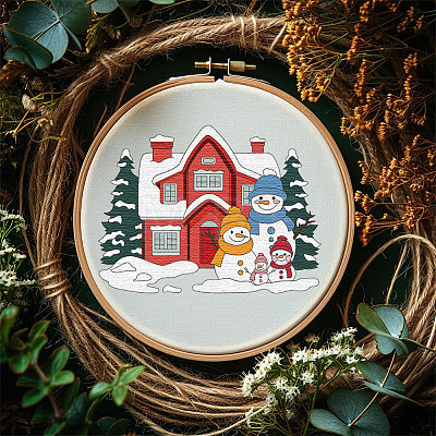 4 Sheets 11.6x8.2 Inch Stick and Stitch Embroidery Patterns DIY-WH0455-237-1