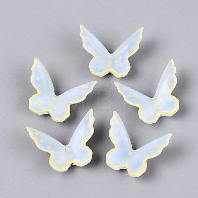 Handmade Porcelain Beads PORC-Q008-01G-1