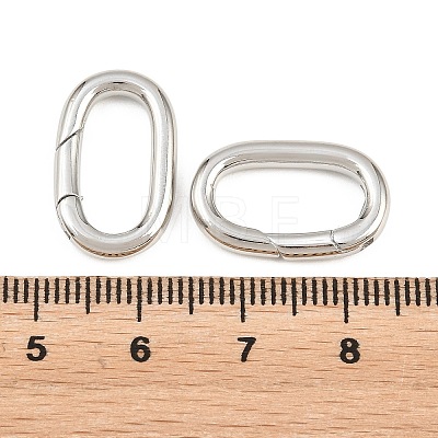 Brass Spring Gate Rings KK-H292-58A-P-1