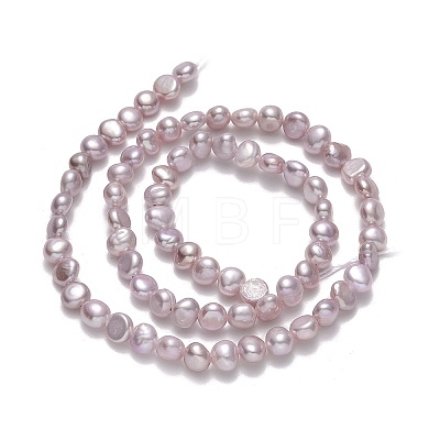 Natural Cultured Freshwater Pearl Beads Strands PEAR-A005-07G-1