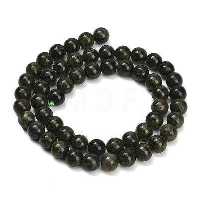 Natural Green Diopside Beads Strands GG-CBA993B-A01-8mm-1
