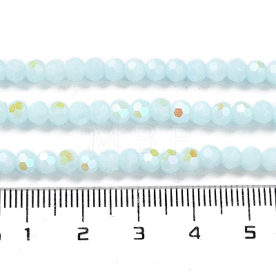 Opaque Glass Beads Strands EGLA-A035-P4mm-L10-1