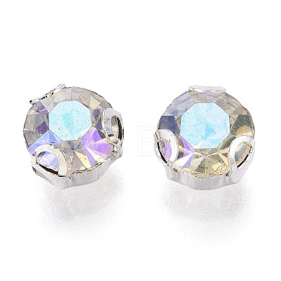 Sew on Rhinestone Montee Beads KK-T071-01C-01-1