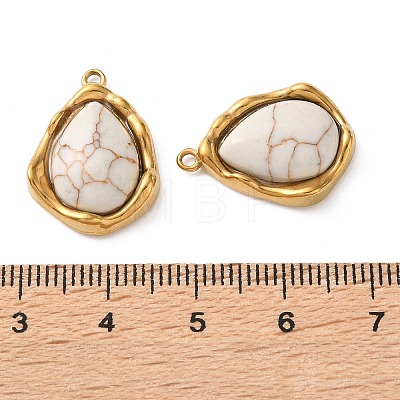Dyed Synthetic Turquoise Pendants GG-L002-01G-01-1