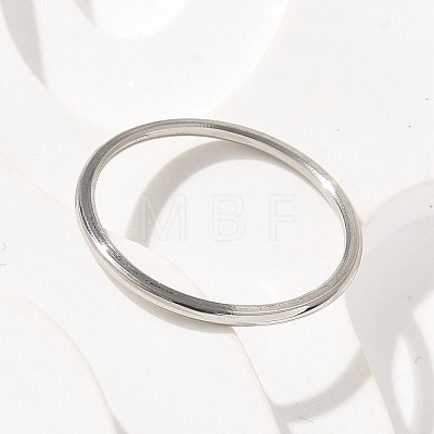 304 Stainless Steel Plain Band Rings STAS-I160-F03-P-1