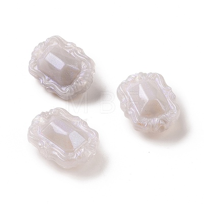 Opaque Acrylic Beads OACR-E015-07-1