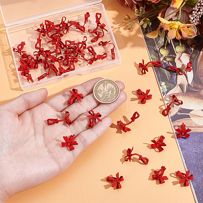 42Pcs Brass Clip-on Earrings EJEW-ME0001-24A-1