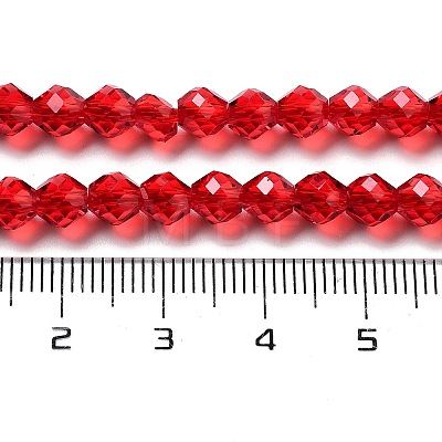 Transparent Glass Beads Strands GLAA-A014-03B-1