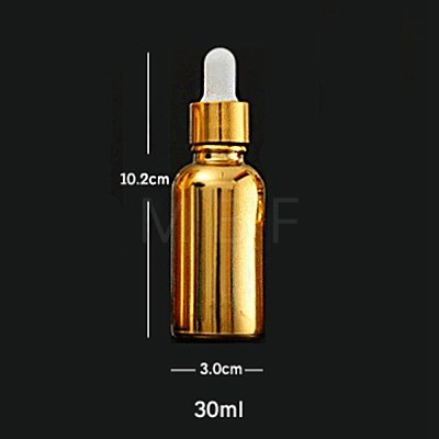 Empty Portable Glass Dropper Bottles MRMJ-WH0072-24B-1