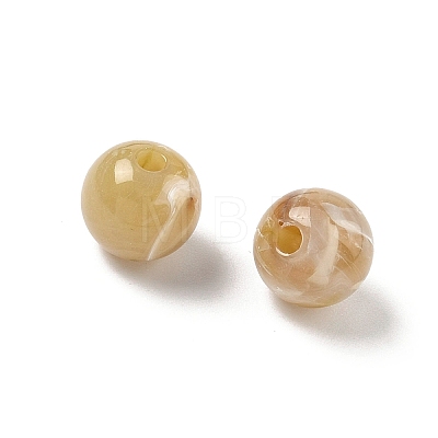 Acrylic Imitation Gemstone Beads X-MACR-K359-75-1