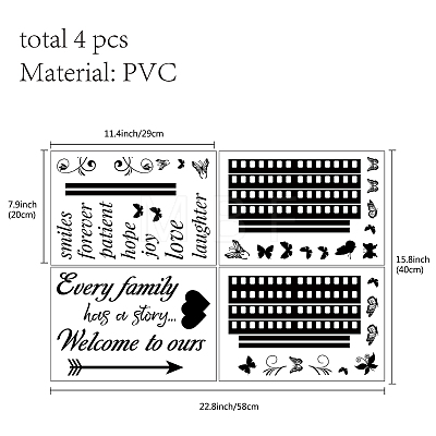 PVC Wall Stickers DIY-WH0268-021-1