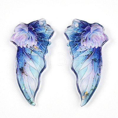 Epoxy Resin Pendants RESI-T057-28A-1