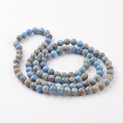 Natural Imperial Jasper Beads Strands LS-G-I122-10mm-13-1