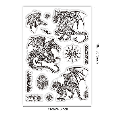 Custom Summer Theme PVC Plastic Clear Stamps DIY-WH0631-0142-1